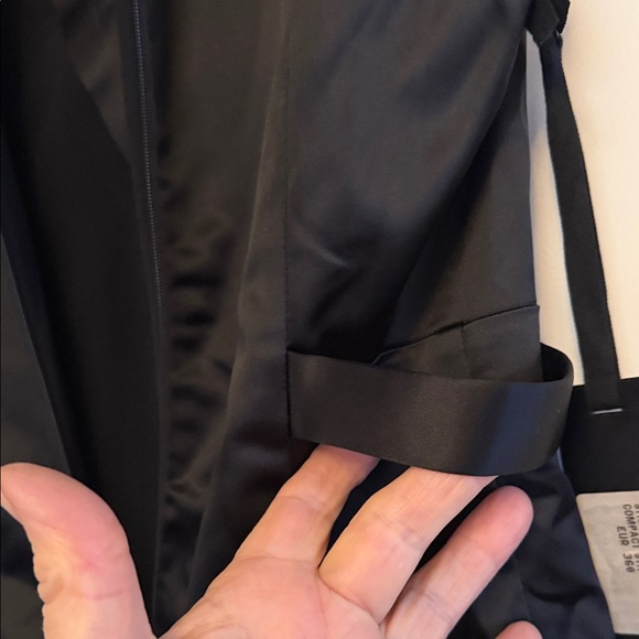 Pinko Asymmetrical Black evening maxi Dress size eur 36 - Picture 11 of 13